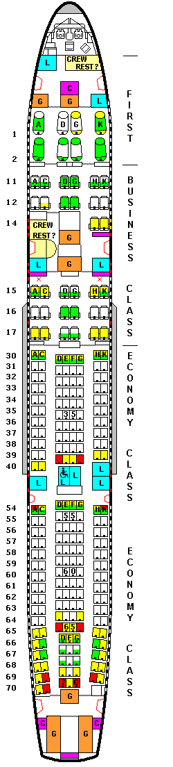airbus seating plan. seating plan for aer