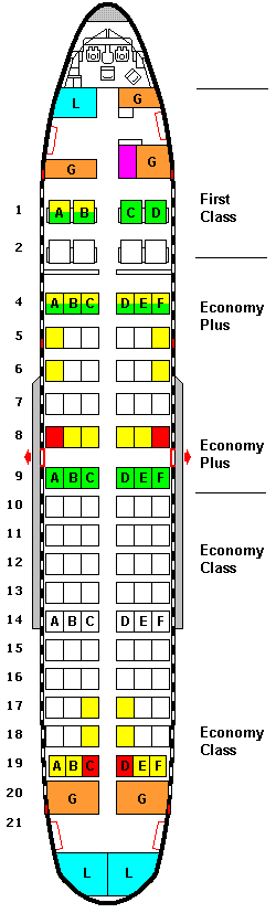 boeing 737 500 seating chart