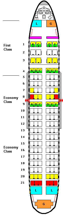 airbus a319 seats